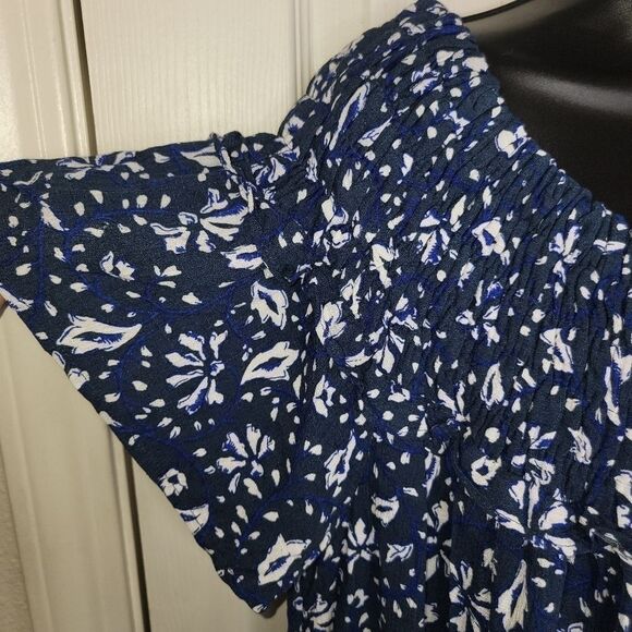 Lane Bryant Nwt Lane Printed Smocked Off The Shoulder Dress 18/20 - Picture 5 of 9